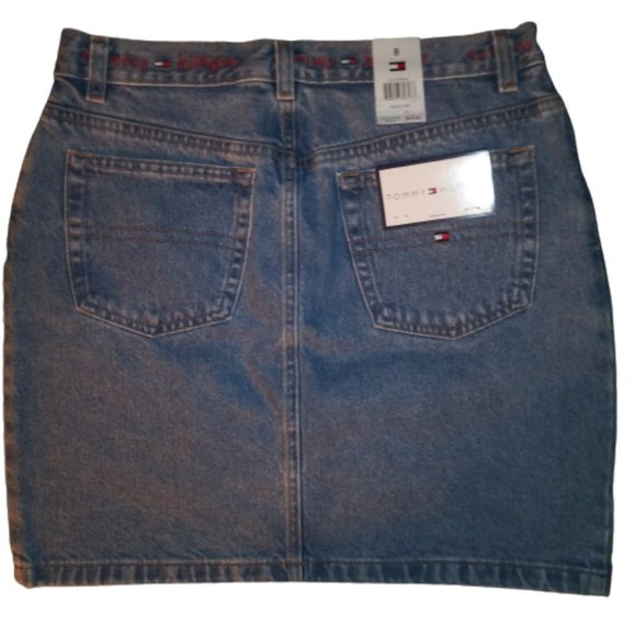Tommy Hilfiger Denim Skirt NWT Size 8 - Picture 2 of 12